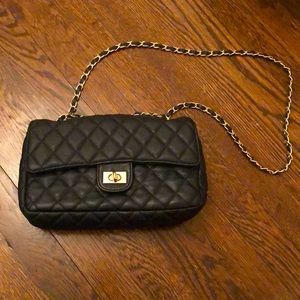 Black Quilted Purse